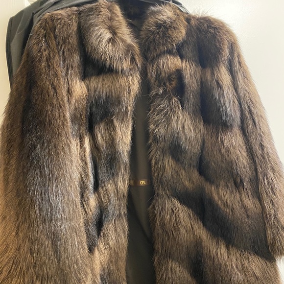 Authentic real CPL raccoon fur coat - Picture 4 of 9